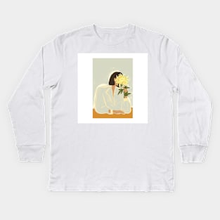 THE CHRYSANTHEMUM Kids Long Sleeve T-Shirt